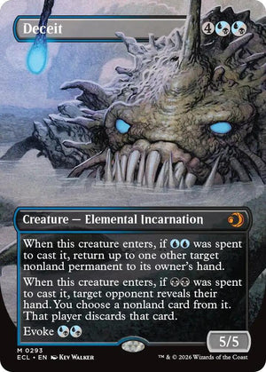 Deceit (Borderless) (293) [Lorwyn Eclipsed]