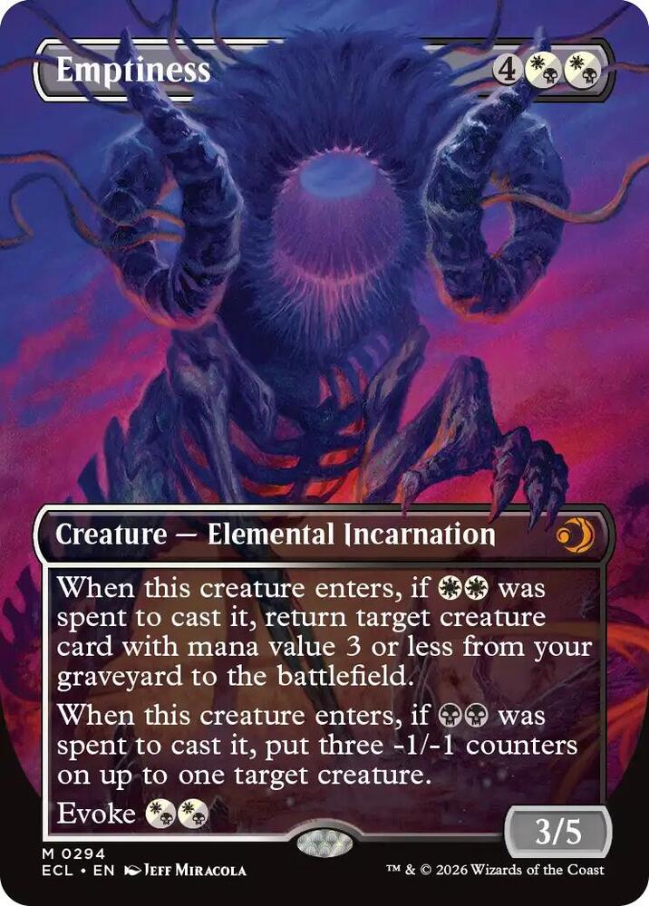 Emptiness (Borderless) (294) [Lorwyn Eclipsed]