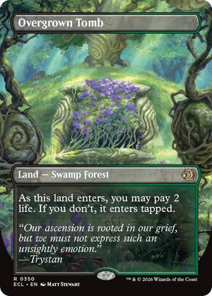 Overgrown Tomb (Borderless) (350) [Lorwyn Eclipsed]