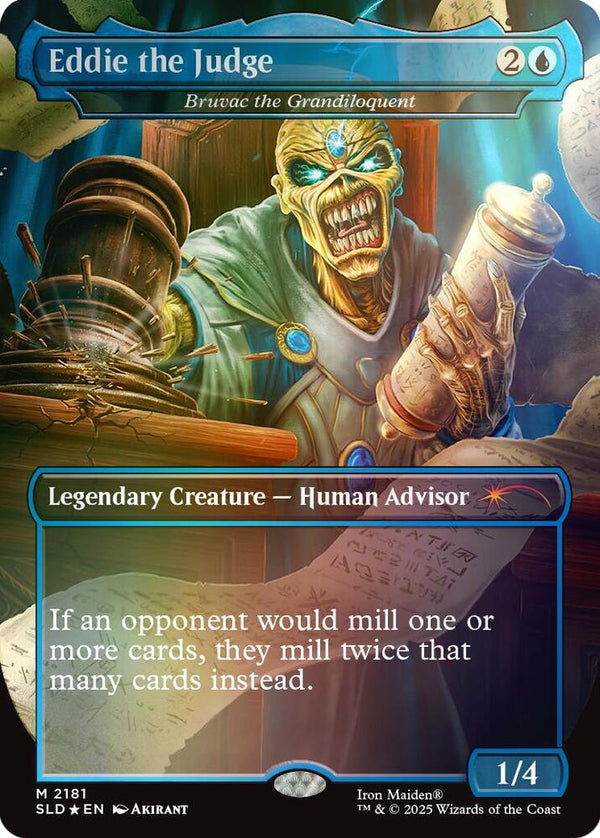 Eddie the Judge - Bruvac the Grandiloquent (Rainbow Foil) (2181) [Secret Lair Drop]