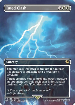 Fated Clash (Borderless) (449) [Final Fantasy Commander]