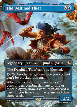 The Destined Thief (Borderless) (446) [Final Fantasy Commander]