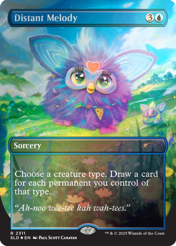 Distant Melody (2311) (Rainbow Foil) [Secret Lair Drop]