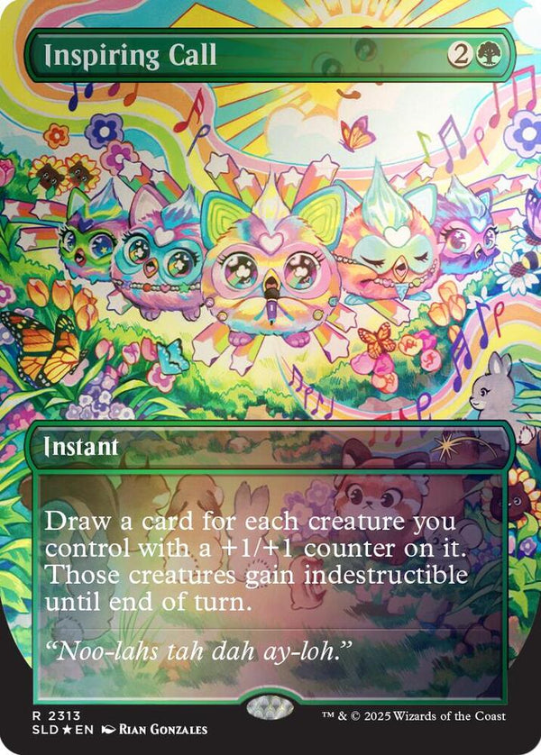 Inspiring Call (Rainbow Foil) (2313) [Secret Lair Drop]