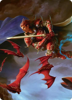 The Destined Warrior Scene Art Card (2) [Final Fantasy Art Series]