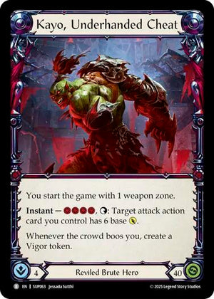 Kayo, Underhanded Cheat // Kayo, Strong-arm (SUP063//SUP064) [Super Slam]