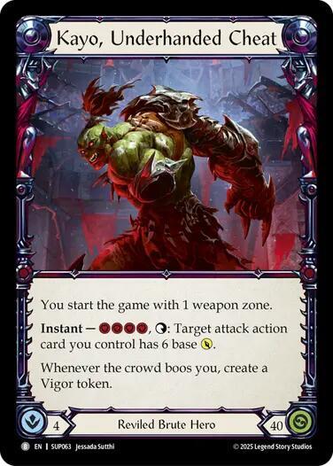 Kayo, Underhanded Cheat // Kayo, Strong-arm (SUP063//SUP064) [Super Slam]