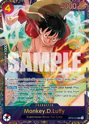 Monkey.D.Luffy (Treasure Cup 2025) (OP12-015) [One Piece Promotion Cards]