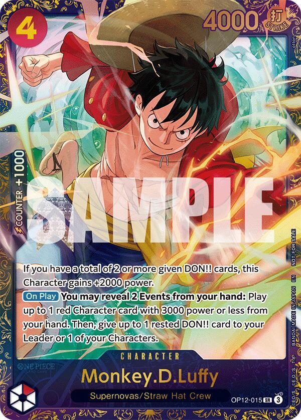 Monkey.D.Luffy (Treasure Cup 2025) (OP12-015) [One Piece Promotion Cards]