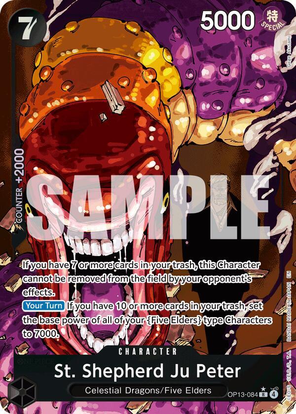 St. Shepherd Ju Peter (Alternate Art) (OP13-084) [Carrying On His Will]