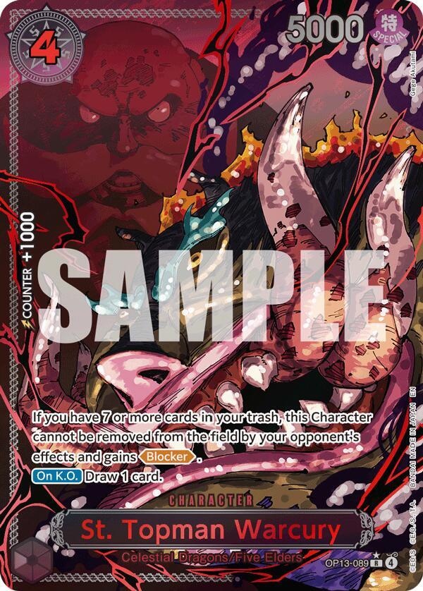 St. Topman Warcury (Parallel) (OP13-089) [Carrying On His Will]