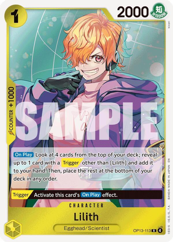 Lilith (OP13-113) [Carrying On His Will]