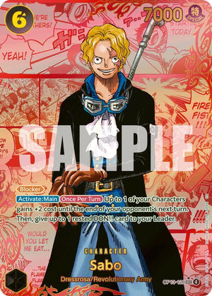 Sabo (120) (Red Super Alternate Art) (OP13-120) [Carrying On His Will]