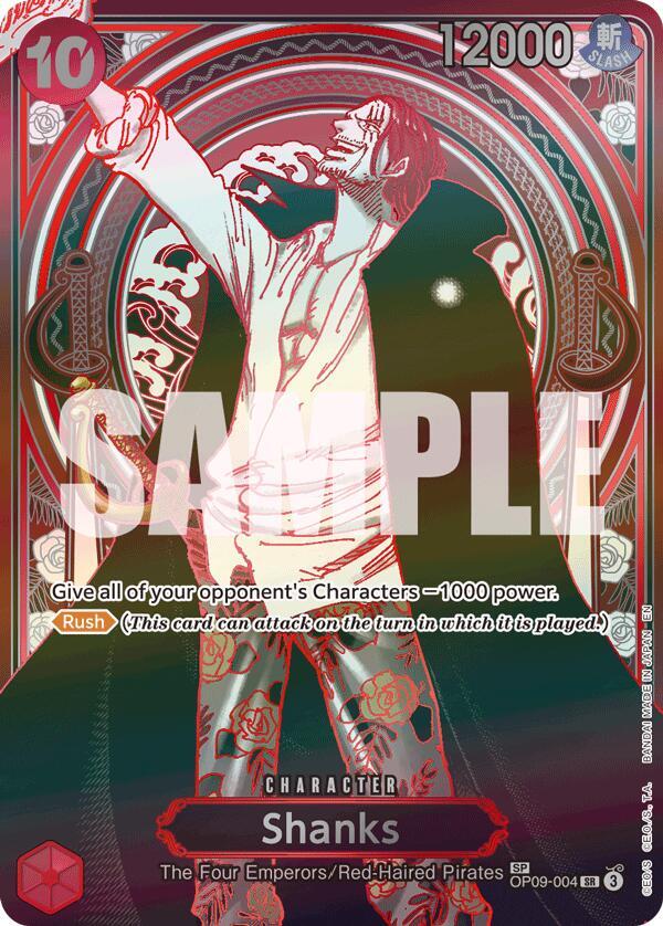 Shanks - OP09-004 (SP) (Silver) [Carrying On His Will]