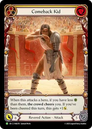 Comeback Kid (Yellow) - FAB378 [Flesh and Blood Promo Cards]