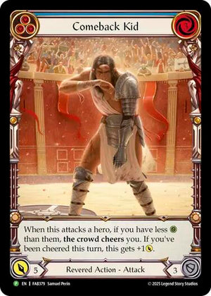 Comeback Kid (Blue) - FAB379 [Flesh and Blood Promo Cards]