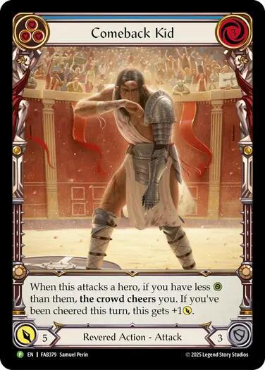 Comeback Kid (Blue) - FAB379 [Flesh and Blood Promo Cards]