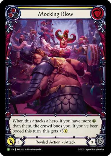 Mocking Blow (Yellow) - FAB382 [Flesh and Blood Promo Cards]