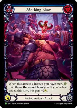 Mocking Blow (Blue) - FAB383 [Flesh and Blood Promo Cards]
