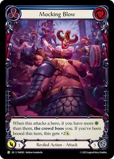 Mocking Blow (Blue) - FAB383 [Flesh and Blood Promo Cards]