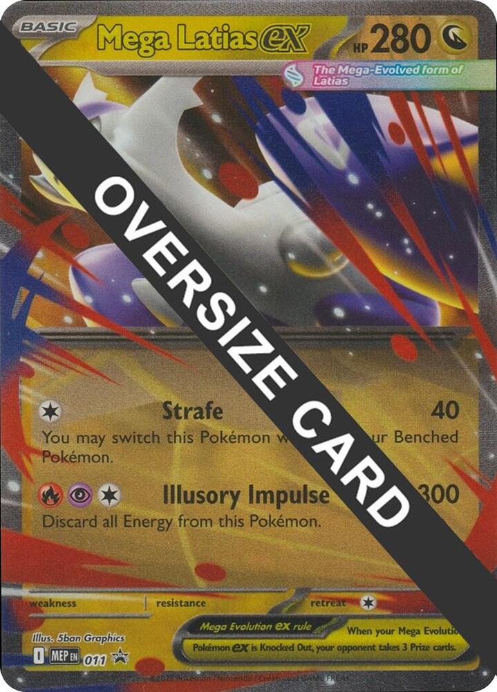 Mega Latias ex - 011 [Jumbo Cards]