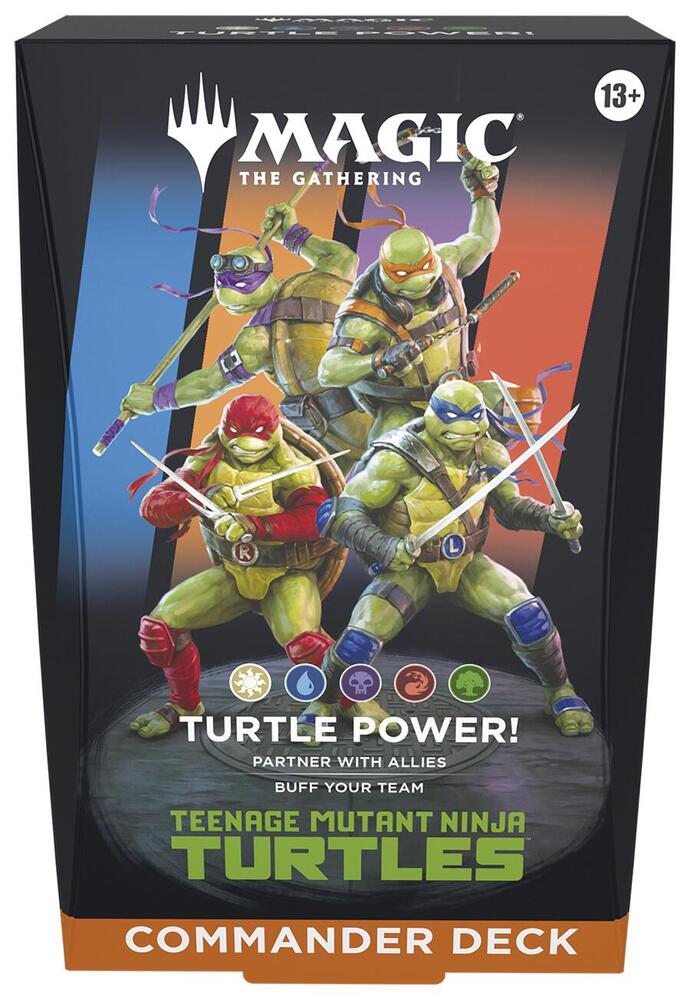 Teenage Mutant Ninja Turtles Commander Deck Turtle Power