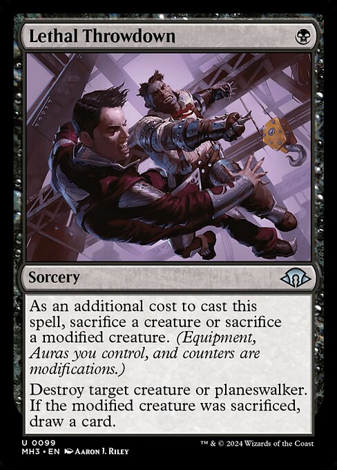 Lethal Throwdown (99) [Modern Horizons 3]