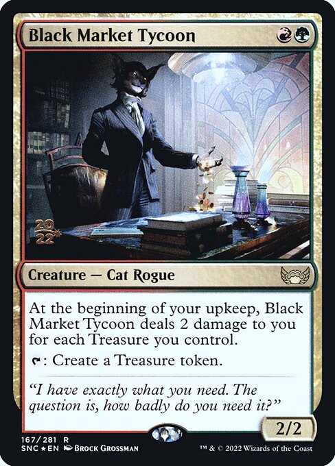 Black Market Tycoon (167s) [Streets of New Capenna Promos]