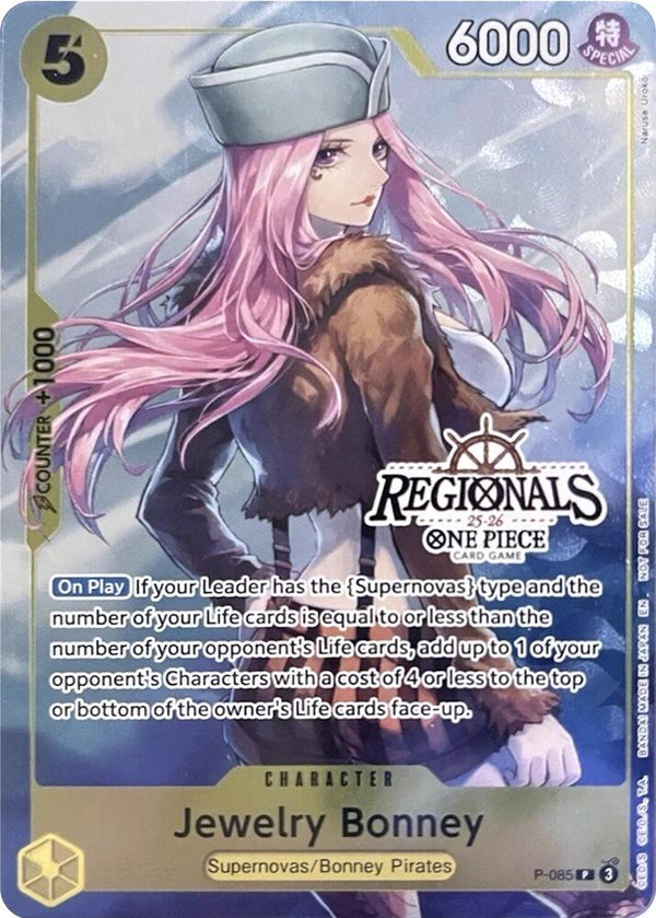 Jewelry Bonney (CS 25-26 Regionals Textured Chase Promo) (P-085) [One Piece Promotion Cards]