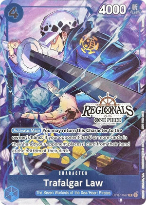 Trafalgar Law (CS 25-26 Regionals Textured Chase Promo) (OP07-047) [One Piece Promotion Cards]