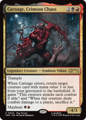 Carnage, Crimson Chaos (3) [Play Promos]