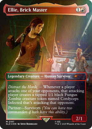 Ellie, Brick Master (Rainbow Foil) (2197) [Secret Lair Drop]