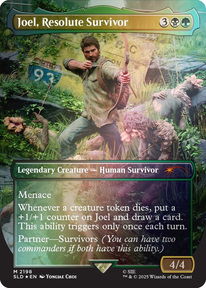 Joel, Resolute Survivor (Rainbow Foil) (2198) [Secret Lair Drop]