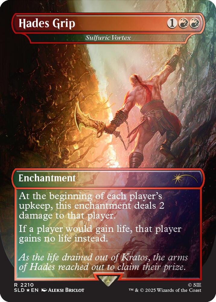 Hades Grip - Sulfuric Vortex (Rainbow Foil) (2210) [Secret Lair Drop]