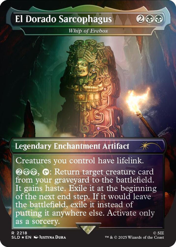 El Dorado Sarcophagus - Whip of Erebos (Rainbow Foil) (2218) [Secret Lair Drop]