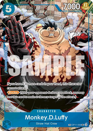 Monkey.D.Luffy - OP11-058 (TR) [Carrying On His Will]