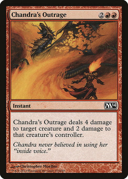 Chandra's Outrage (133) [Magic 2014]