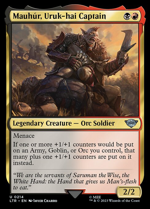 Mauhúr, Uruk-hai Captain (214) [The Lord of the Rings: Tales of Middle-earth]