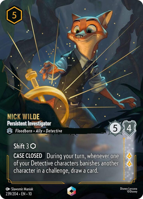 Nick Wilde - Persistent Investigator (Enchanted) (239/204) [Whispers in the Well]