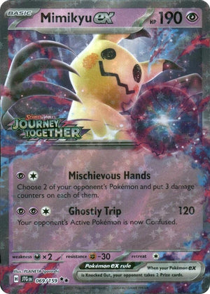 Mimikyu ex (Journey Together Stamped) (069/159) [Miscellaneous Cards and Products]
