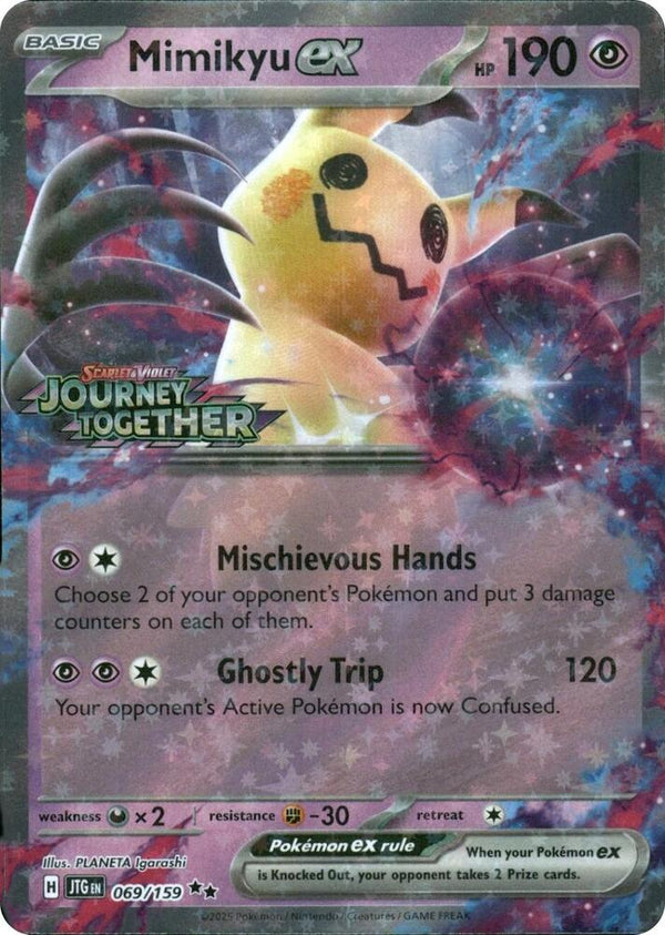 Mimikyu ex (Journey Together Stamped) (069/159) [Miscellaneous Cards and Products]