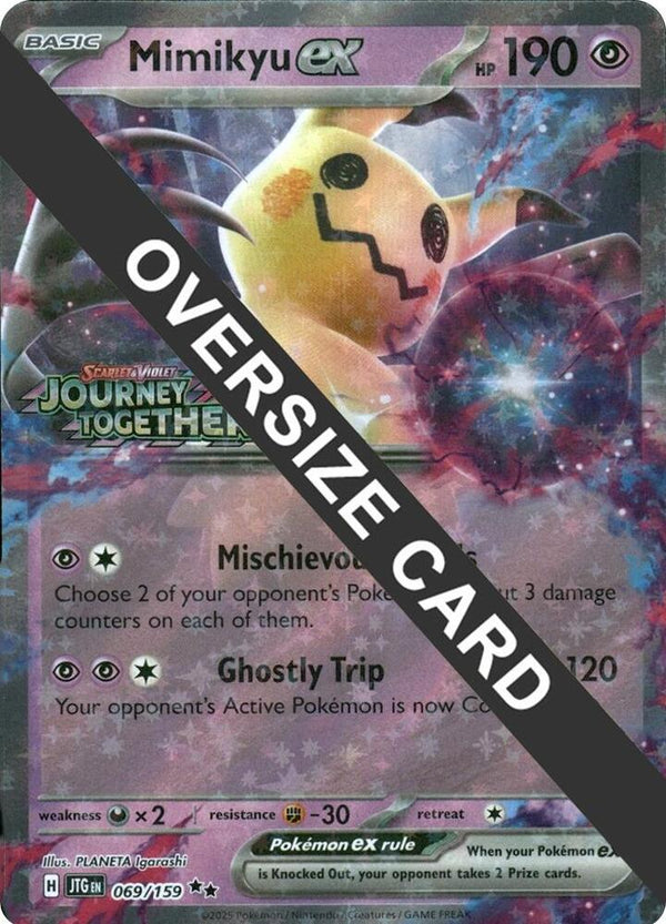 Mimikyu ex (Journey Together Stamped) (069/159) [Jumbo Cards]