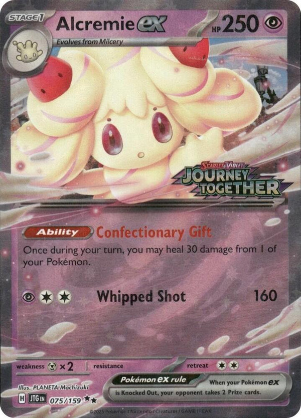 Alcremie ex (Journey Together Stamped) (075/159) [Miscellaneous Cards and Products]