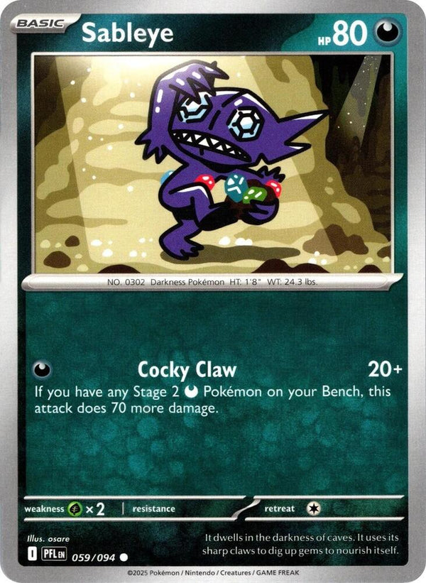 Sableye (059/094) [ME02: Phantasmal Flames]