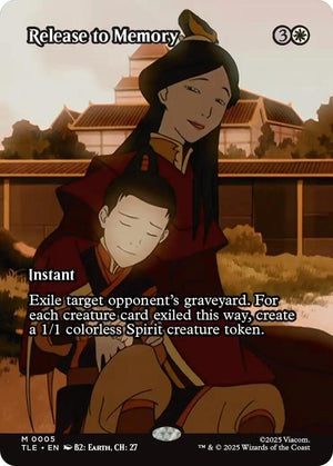 Release to Memory (Borderless) (5) [Avatar: The Last Airbender: Eternal-Legal]