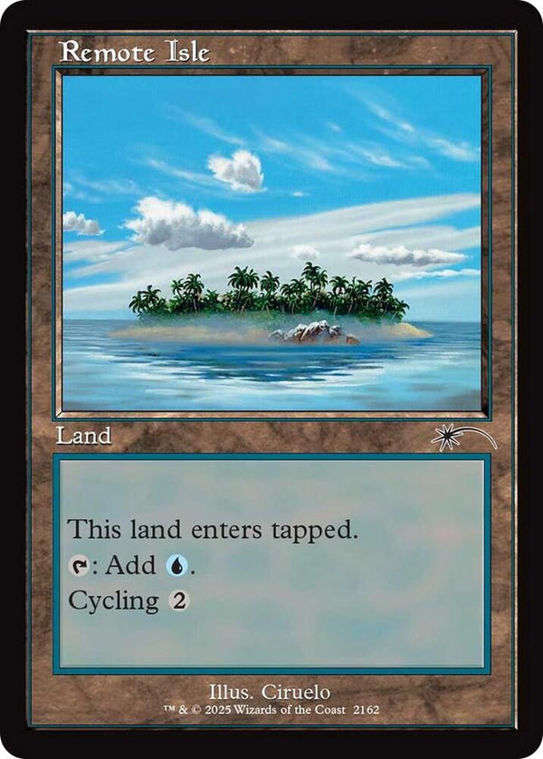 Remote Isle (Retro Frame) (2162) [Secret Lair Drop]