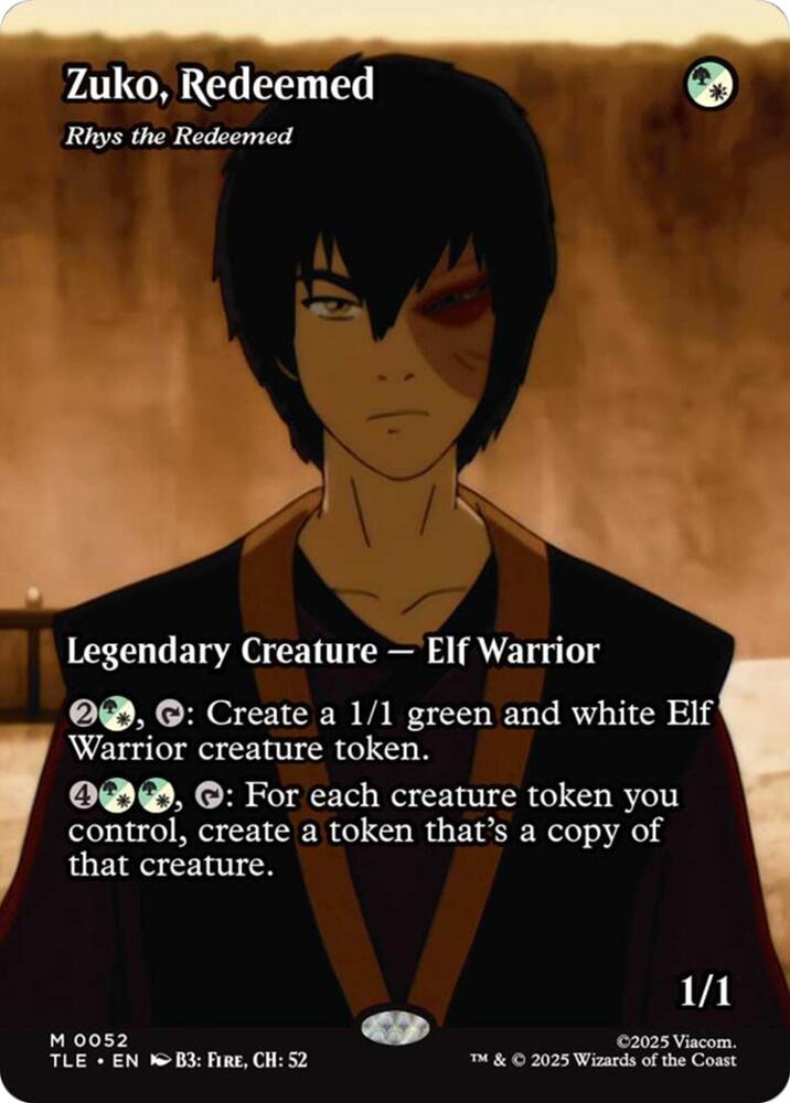 Zuko, Redeemed - Rhys the Redeemed (Borderless) (52) [Avatar: The Last Airbender: Eternal-Legal]