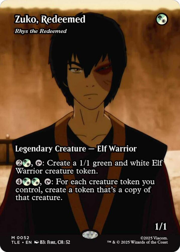 Zuko, Redeemed - Rhys the Redeemed (Borderless) (52) [Avatar: The Last Airbender: Eternal-Legal]