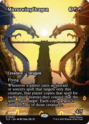 Mirrorwing Dragon (Borderless) (33) [Avatar: The Last Airbender: Eternal-Legal]