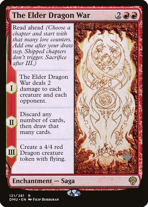 The Elder Dragon War (121p) [Dominaria United Promos]